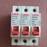 1-pole LiOA circuit breaker - Safety circuit breaker C16/C20/C32