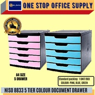 OKADA Document Drawer Organizer 5 Layer / Fail Plastik / Fail folder / Plastic Drawer / 8833 / Organ