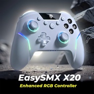 EasySMX X20 Wireless Gamepad Mechanical Gaming Controller Compatible with PC/Switch/Phone/TV, Gyrosc