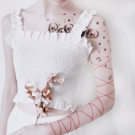 一見鍾情 骷髏-2入紋身貼紙 原創手繪設計 | 萬聖節 | 派對裝扮