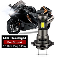 1/2PCS Led Bulb H7 Headlight Motorcycle 30000LM For Suzuki GSX1300R Hayabusa 1999-2019 DRZ400S 2000-
