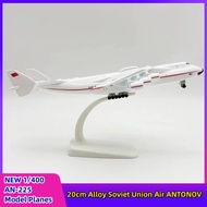 FW NEW Airplane Model An-225 Mriya Airlines Alloy Metal Soviet Union Air ANTONOV 225 1/400 Scale Col