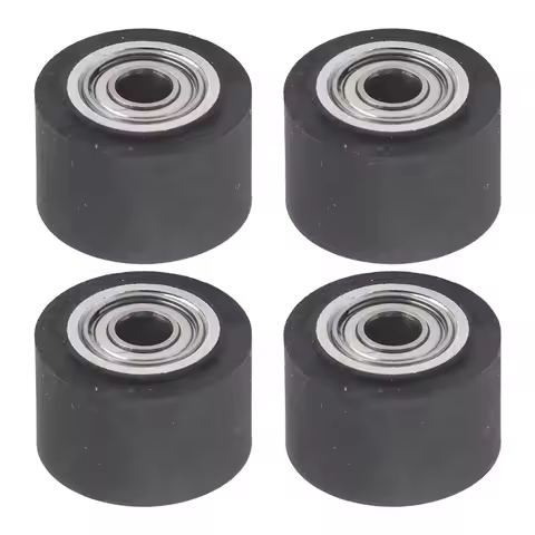 4Pcs Plotter Cutter Pinch Roller Paper Feed Roller Rubber Cutting Plotter Pinch Roller (4x11x16mm)