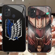 G-85 Attack on HD Glass CasingTITAN for OPPO A53S A33 A32 A53 A31 Realme C17 7i