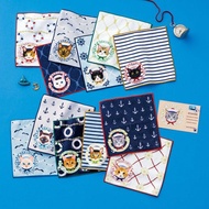 FELISSIMO 貓部 水手貓手帕 - 航海主題貓咪方巾・插畫收藏系列