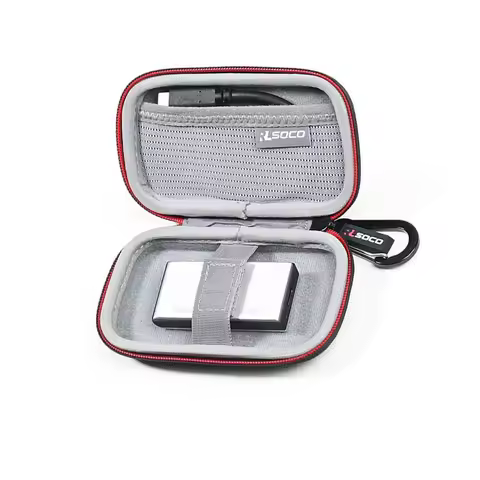 Updated Large Hard Protective Case for Kingston XS1000/XS2000/XS1000R Cable Accessories Portable Ext