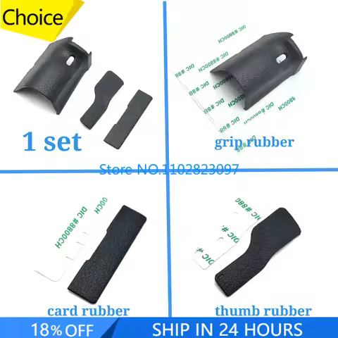New for Sony ILCE-7M3 A7M3 A7III A7R3 A7RM3 A7RIII Body Rubber Hand Grip Rear Thumb SD Memory Card C