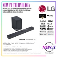 LG Sc9S 3.1.3 Ch 400W(Bluetooth,HDMI,Optical)Perfect Matching for OLED C2/C3 Tv with Imax Enhanced,D