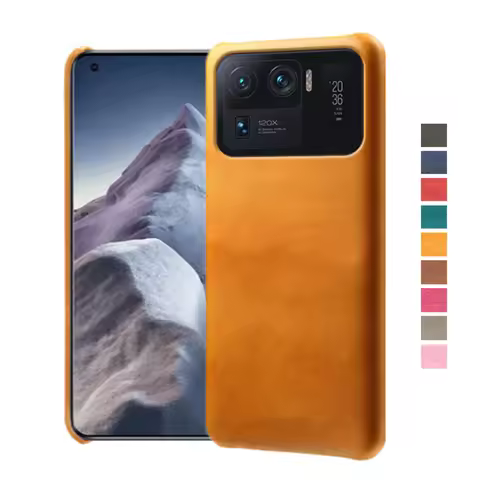 Luxury Leather Case For Xiaomi Mi 11 Ultra 11X Pro 11i Funda Slim Hard PC Phone Cover For Xiomi Mi 1