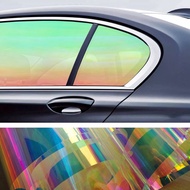 Decorative Iridescent Window Film Self Adhesive Glass Film Chameleon for Home Decal DIY car Window S