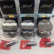 SWIPOH S1 FORGED PISTON Y15ZR LC135 CNC FJN RACING PISTON 63MM 65MM 68MM 135LC Y15 YAMAHA SW IPOH UM
