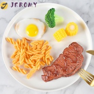 JEROMY Simulation Steak Model, Pretend Play Simulation Food Simulation Kitchen Toy, Good-looking Wes