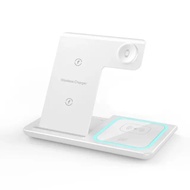 3 in 1 Wireless Charger Stand Pad For Phone 15 14 13 12 Pro Max Watch AirPods Fast Foldable Charging