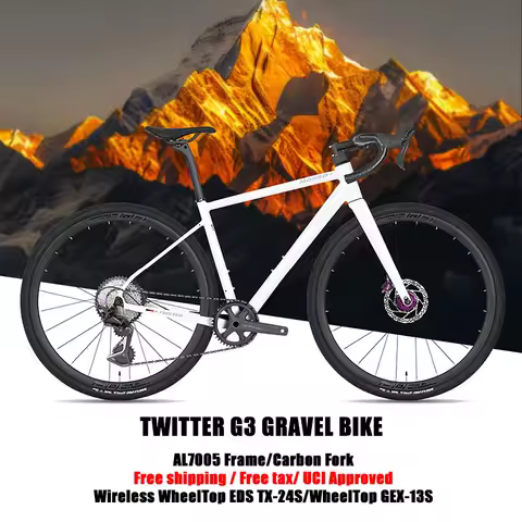TWITTER Gravel G3 Wireless GEX-13S/TX-24S Electronic Shifter 7005 Aluminum Gravel Bike Hydraulic Dis