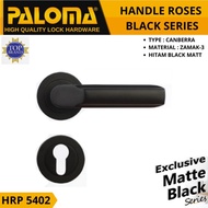 Paloma Door Handle Roses Canberra Door Handle/ HRP5402 HRP 5402 Matte Black