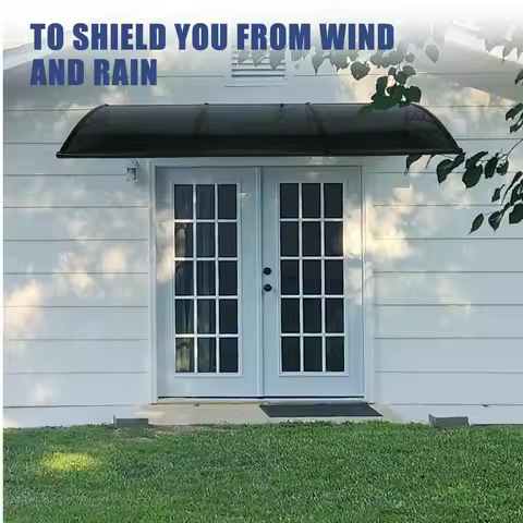 Aluminum Patio Awning Polycarbonate Window Door Awning Window Door Patio Awning for Doors & Windows
