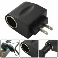 1pc 110V-240V AC Plug To 12V DC Socket Adapter Car Cigarette Lighter Converter