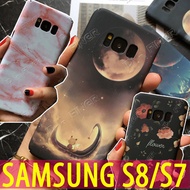 HOT Hard PC Marble Flower Latest casing for Samsung S8 S8 Plus S7 OPPO R11 R11 Plus iPhone 8 7 6 Cas