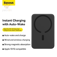 Baseus powerbank พาวเวอร์แบงค์ พาวเวอร์แบงค์ไร้สาย แม่เหล็ก 20W 10000mAh ชาร์จเร็ว แบบพกพา สําหรับ i
