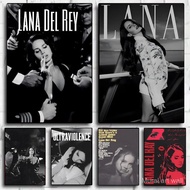 1PC Famous Singer L-Lana D-Del R-Rey Poster HD Art Sticky Waterproof Wall Home Living Room Bedroom B