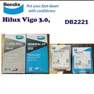 BENDIX BRAKE DISC PAD DB2221