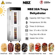 NBZ 32A Trays Food Dehydrator Machine Mesin Pengering Makanan kering Food Dryer jerky dehydrate mesi