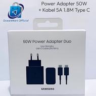 Original Samsung 50W Super Fast Charging Charger S20 S21 Dual Port Adapter