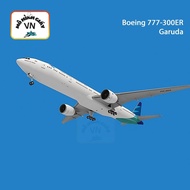 Boeing 777-300ER Garuda Assembly Paper Model - MohinhgiayVN