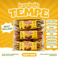 Spicy Tempeh Chips Orange Leaves Premium Tempeh Chips Snack