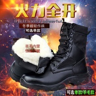 Wool Cotton Boots Thickened Men Waterproof Training Women Combat cqb Boots Tactical Boots High-Top N