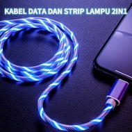 Charger cable - USB type C LED Data cable/Micro USB fast charging - Type C MICRO cable for android