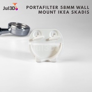 MESIN 58mm Portafilter Wall Holder for Ikea Skadis Coffee Tools Wall Mounted Expresso Machine