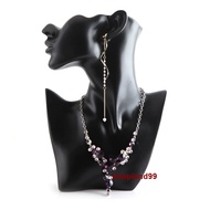 Mannequin Display Necklace Half Face Black 1 Piece Code Nec042