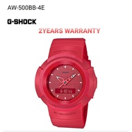 [2YEARS WARRANTY] ORIGINAL G-SHOCK AW-500BB-4E Youth Digital Analogy Sports AW-500BB-4EDR AW-500BB A