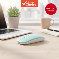 Rechargeable Bluetooth Mouse for Laptop Tablet Pad BT5.2 2.4G Dual Mode Silent Gaming Mouse