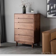 Muwuhu Storage Storage Modern Solid Wood Cabinet Nordic Bedroom Cabinet Simple Living Room Peach Col