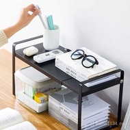 Simple Shelf Retractable Shelf Storage Office Desktop Desk Bookshelf Desktop Can Shelf Multi-Layer O