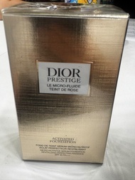 平放！全新未開封Dior 玫瑰花蜜活養精華粉底液