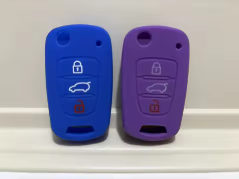 Pusakieyy 1Pcs Silicone Case For Kia Soul Picanto Ceed Pro Sportage For Hyundai I20 I30 I35 3 Button