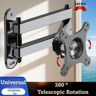 JAROV LCD Monitor Bracket, Rotatable Wall Mount Computer Bracket, Universal Extendable 10-37in Sturd