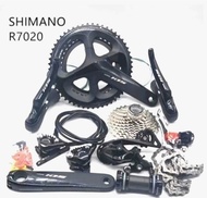 Groupset Shimano 105 R7020 Hydroulic Disc Brake Bl