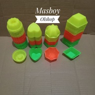 12 Pcs Food Grade Chocolate Putu Ayu Pudding Cake Molds