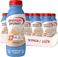Premier Protein Shake, Vanilla, 30g Protein, 1g Sugar, 24 Vitamins & Minerals, Nutrients to Support 