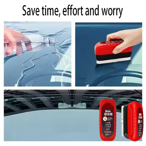 Oil Film Cleaning Brush Glass Car Wiping Powerful Cleaning Glassand Rearview Mirror Oil Film Wet Wip