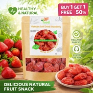 3F Food Dried Soft Strawberries VietNam 100% Organic - Natural Sweet Treat Healthy Snack - 3F Food