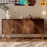 GEM 4 Door 4 Drawer Sideboard Storage Display Cabinet Cabinet Spacious Storage (4.59ft)