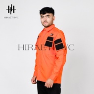 Kemeja Tactical 511 Orange/Kemeja Lapangan Outdoor /Atasan Pria/Baju Kemeja Pria Lengan Panjang terb