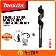 Makita Single Spur Auger Bit / Ship Auger Bit 165mm Long Auger Drill Bits Wood Drill Accessories Kay