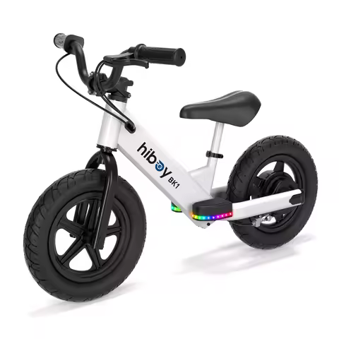 Hiboy Kids Electric Balance Bike 12 Inch, 5.6/9mph Speed, Adjustable Seat, 4.9 Miles Range for Ages 