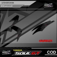 SIMPLE STRIPING YAMAHA SOUL GT HAYABUSA ALREADY CUT, JUST STICK IT ON